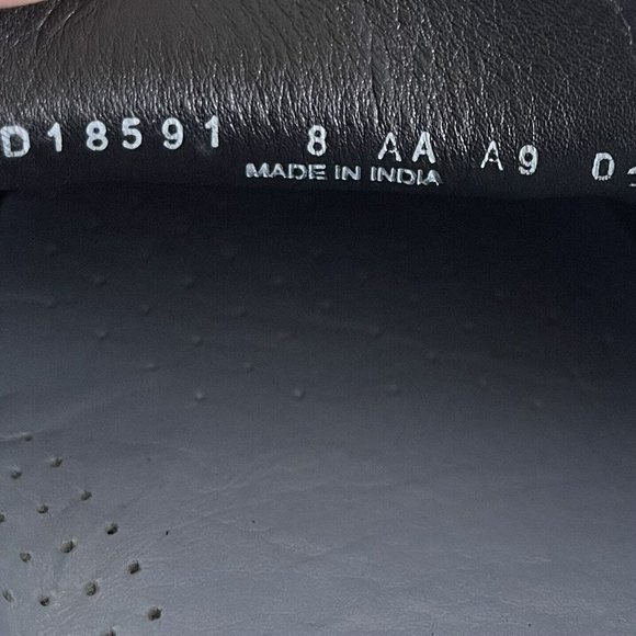 Cole Haan Womens Trillby Driving Penny Loafer Shoes Black Slip On Moc Toe 8AA - Picture 7 of 10